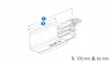 Final power supply of the 3-phase  XTS11-3 track, RIGHT, white