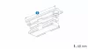 Linear connector of the 3-phase XTS21-3 track, white