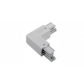 L-angle connector for 3-phase track XTS34-1 LEFT, gray