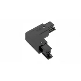 L-angle connector for 3-phase track XTS34-2 LEFT, black