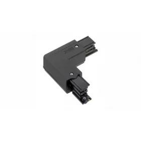 L-angle connector for 3-phase track XTS35-2 RIGHT, black