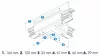 T-type connector for 3-phase track XTS40-2 black