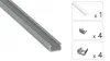 TEKKNI IKKE Set, silver, milky cover, 2.02 m