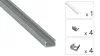 TEKKNI IKKE Set, silver, milky cover, 3 m