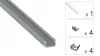 TEKKNI IKKE Set, silver, transparent cover, 3 m