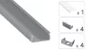 TEKKNI EGEN Set, silver, frozen cover, 2.02 m