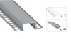 TEKKNI HORST Set, silver, milky cover, 2.02 m