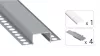 TEKKNI HORST Set, silver, transparent cover, 2.02 m