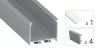 TEKKNI NORS Set, silver, transparent cover, 2.02 m