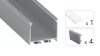 TEKKNI NORS Set, silver, frozen cover, 3 m