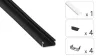 TEKKNI ORRE Set, black, milky cover, 2.02 m