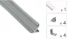 TEKKNI BARDE Set, silver, transparent cover, 3 m