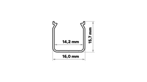 LED Labs TEKKNI+ LED-profil  1000 mm Natúr
