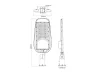 LEDline LITE Road luminaire STREETLITE 150W 4000K 15000lm grey