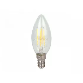 E14 LED-fényforrás, 6 W, filament, Meleg fehér