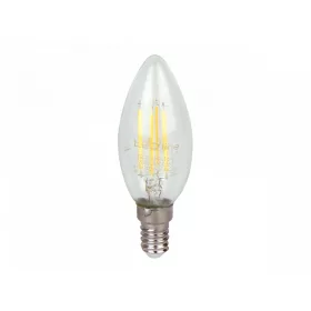 E14 LED-fényforrás, 6 W, filament, Természetes fehér