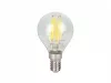 E14 LED-fényforrás, 4 W, filament, Meleg fehér