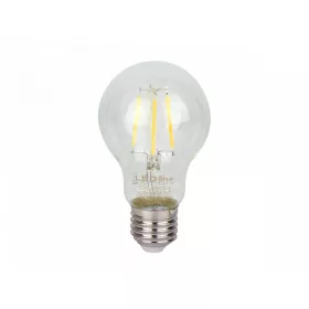 E27 LED-fényforrás, 4 W, filament, Természetes fehér