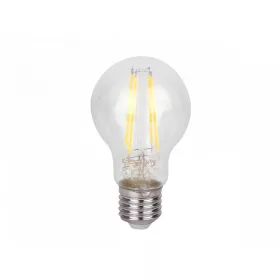   E27 LED-fényforrás, 7 W, filament, szabályozható, Természetes fehér
