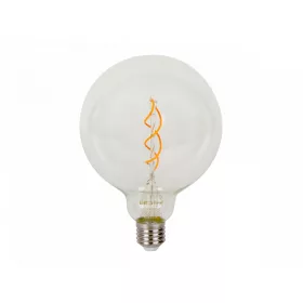  E27 LED-fényforrás, 4 W, filament, szabályozható, Meleg fehér, 5 év garancia