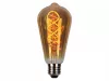 E27 LED-fényforrás, 4 W, filament, szabályozható, Meleg fehér, 5 év garancia