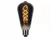 E27 LED-fényforrás, 4 W, filament, szabályozható, Meleg fehér, 5 év garancia