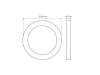 LEDline LITE Downlight EASY FIX PRO 12W 1080lm CCT 3000-5000K round