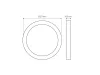 LEDline LITE Downlight EASY FIX PRO 18W 1800lm CCT 3000-5000K round