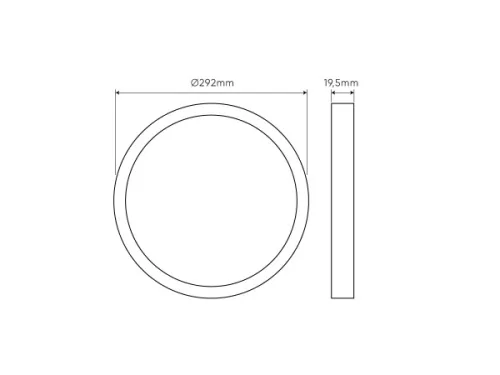LEDline LITE Downlight EASY FIX PRO 24W 2400lm CCT 3000-5000K round