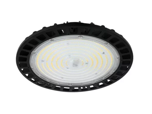 PHANTOM Csarnokvilágító, 120°, IP65, IK08, 150 W, szabályozható, Természetes fehér, fekete
