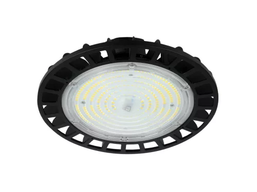 PHANTOM Csarnokvilágító, 120°, IP65, IK08, 150 W, szabályozható, Természetes fehér, fekete