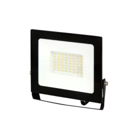   LUMINO LED-reflektor, 120°, IP65, 50 W, Természetes fehér, fekete