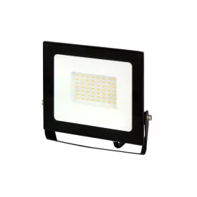  LUMINO LED-reflektor, 120°, IP65, 50 W, Természetes fehér, fekete