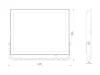 LUMINO LED-reflektor, 120°, IP65, 200 W, Természetes fehér, fekete