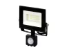 LUMINO mozgásérzékelős LED-reflektor, 120°, IP44, 10 W, Természetes fehér, fekete