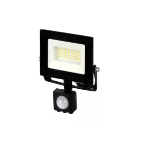   LUMINO mozgásérzékelős LED-reflektor, 120°, IP44, 20 W, Természetes fehér, fekete