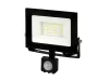 LUMINO mozgásérzékelős LED-reflektor, 120°, IP44, 30 W, Természetes fehér, fekete
