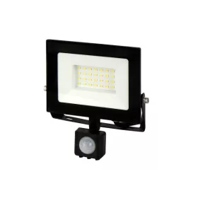  LUMINO mozgásérzékelős LED-reflektor, 120°, IP44, 30 W, Természetes fehér, fekete