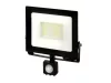 LUMINO mozgásérzékelős LED-reflektor, 120°, IP44, 50 W, Természetes fehér, fekete
