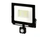 LUMINO mozgásérzékelős LED-reflektor, 120°, IP44, 50 W, Természetes fehér, fekete