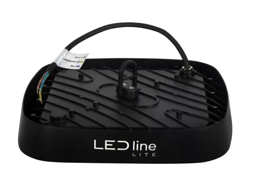 ECOBEAM Csarnokvilágító, 120°, IP65, IK05, 150 W, Természetes fehér, fekete