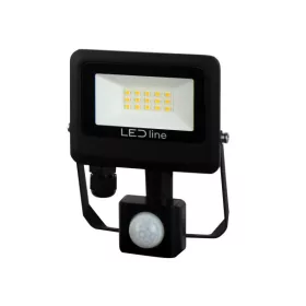   PHOTON mozgásérzékelős LED-reflektor, 120°, IP65, 10 W, Természetes fehér, fekete