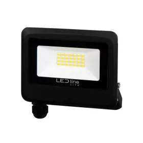   PHOTON LED-reflektor, 120°, IP65, 20 W, Természetes fehér, fekete