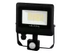 PHOTON mozgásérzékelős LED-reflektor, 120°, IP65, 30 W, Természetes fehér, fekete