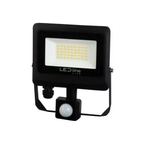   PHOTON mozgásérzékelős LED-reflektor, 120°, IP65, 30 W, Természetes fehér, fekete