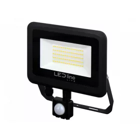   [OUTLET]  PHOTON mozgásérzékelős LED-reflektor, 120°, IP65, 50 W, Természetes fehér, fekete
