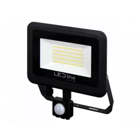   [OUTLET]  PHOTON mozgásérzékelős LED-reflektor, 120°, IP65, 50 W, Természetes fehér, fekete
