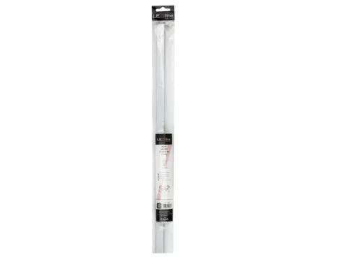 LED line PRIME sarokba illeszthető LED profil szett ezüst - opál fedlappal, rögzítőkkel és végzárókkal