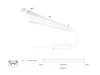 LED line PRIME sarokba illeszthető LED profil szett fehér - opál fedlappal, rögzítőkkel és végzárókkal