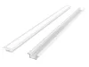 LED line PRIME süllyeszthető LED profil szett fehér - opál fedlappal, rögzítőkkel és végzárókkal